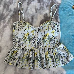 SM Kortni Jeane Wildflower Peplum Top